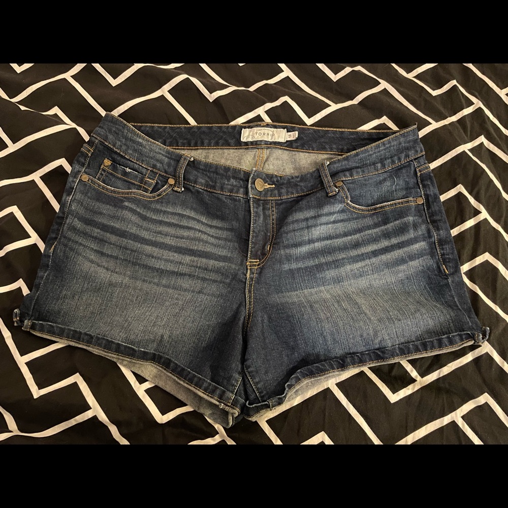 Torrid denim jean shorts